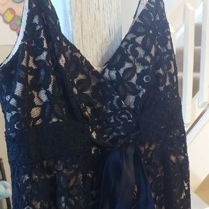 Nine West Black Lace alluring dress
